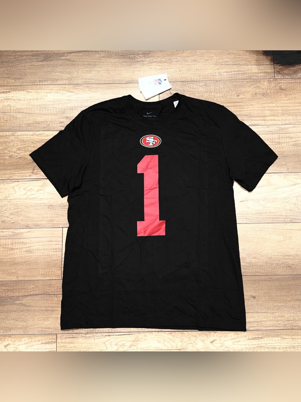 Nike Deebo Samuel Sr #1 San Francisco 49ers Football Jersey T Shirt Mens L